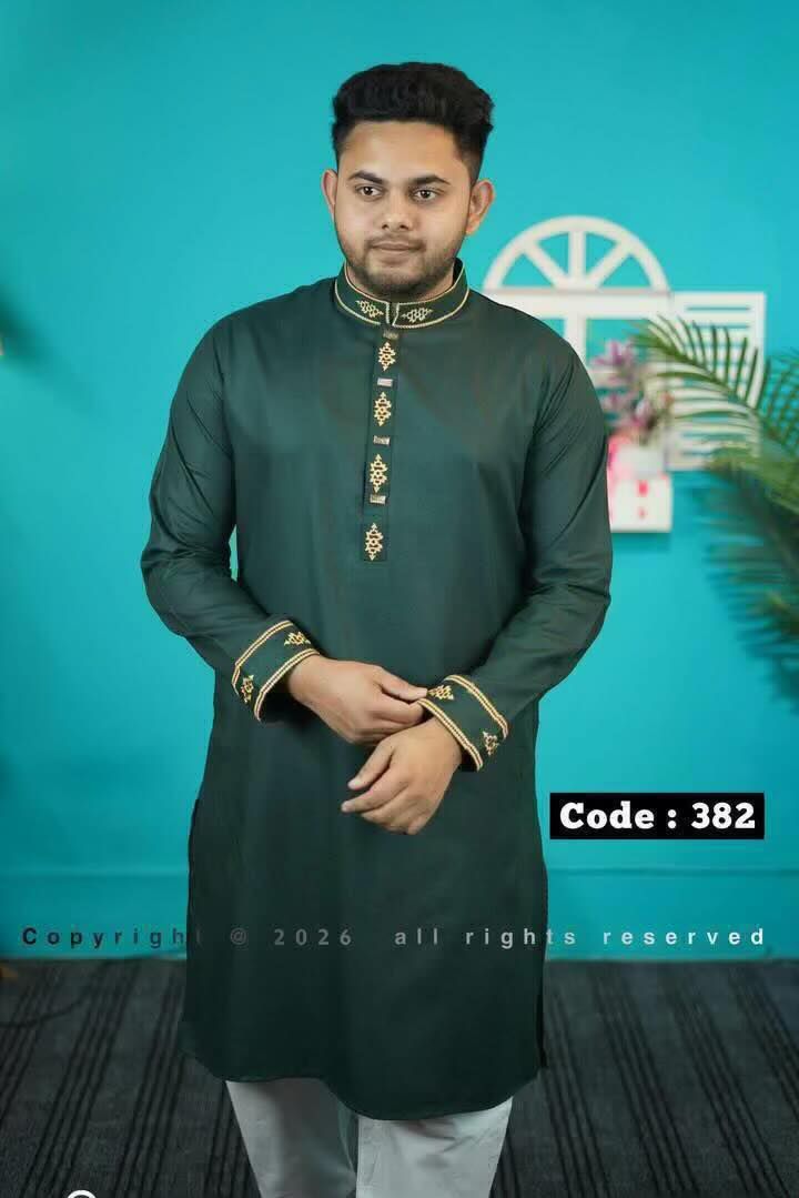 Pastel Green Casual Panjabi